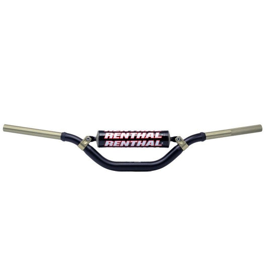 Renthal Twinwall 923 Lenker für 65/85cc Motorräder in Schwarz – Robuster, leichter Lenker speziell für kleinere Offroad-Motorräder. Bietet ausgezeichnete Festigkeit und Vibrationseindämmung für verbesserten Komfort und Kontrolle auf anspruchsvollen Strecken.