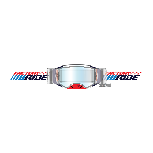 Factory Ride Roll-off Brille Goggle - Patriot - OS