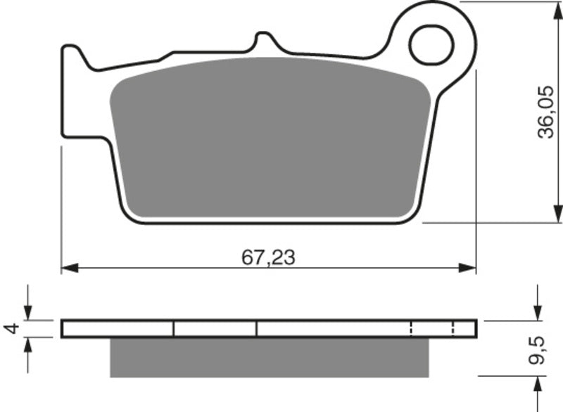 Goldfren Bremsbeläge Ceramic Carbon BETA Hinten