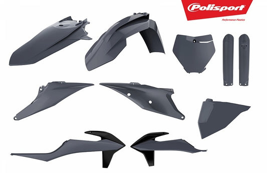 Polisport Plastiksatz Full Kit SX/SX-F 19->22 Nardo Grey