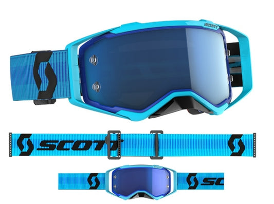 SCOTT Prospect Brille Chrome Scheibe Blau Schwarz