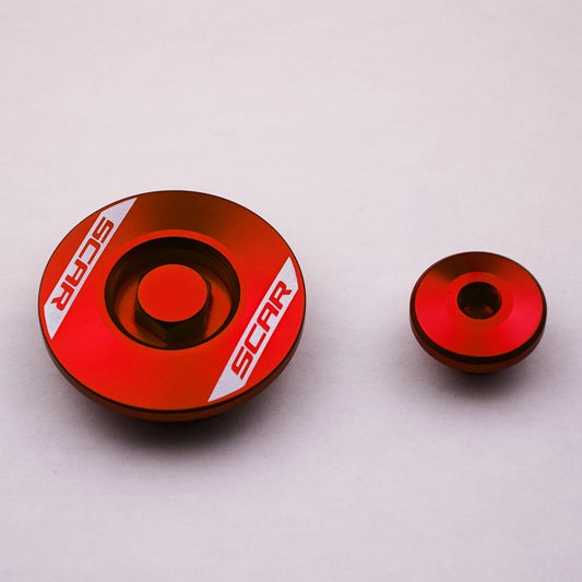 Scar Motor deckel/Engine Plugs Kawasaki Rot KX/KXF 250/450