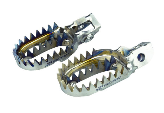 Scar Titanium Footpegs - Kawasaki KX/KXF 250/450