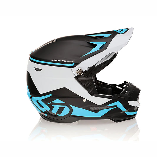 6D ATR-2 MX-Enduro-Helm Drive Cyan Matt