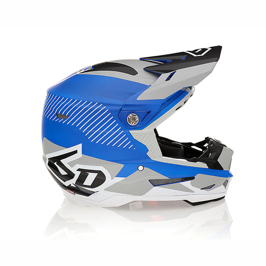 6D ATR-2 MX-Enduro-Helm Fusion Blau Matt