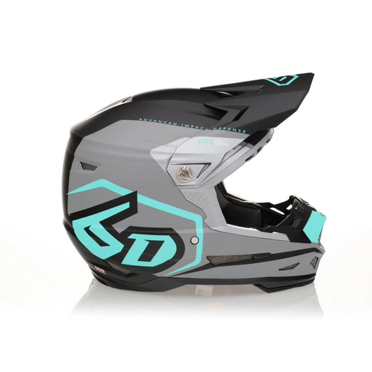 6D ATR-2 MX-Enduro-Helm Delta Teal