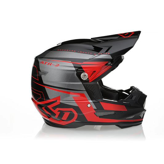 6D ATR-2 MX-Enduro-Helm Mach Matt Rot