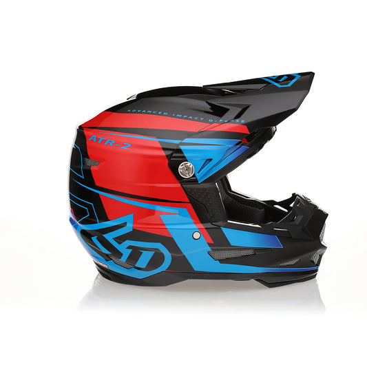 6D ATR-2 MX-Enduro-Helm Mach Matt Blau