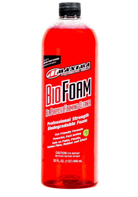 "Maxima BIO Foam ist ein leistungsstarker Schaumreiniger (1L), der umweltfreundlich und biologisch abbaubar ist. Entwickelt, um hartnäckigen Schmutz, Öl und Fett von Fahrzeugen, Motorrädern und anderen Oberflächen zu entfernen. Der Schaumreiniger sorgt für eine gründliche Reinigung und hinterlässt eine streifenfreie Oberfläche, ideal für den regelmäßigen Gebrauch."