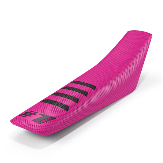 ONEGRIPPER SITZBANKBEZUG RIPPED PINK/SCHWARZ